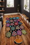 Conceptum Alfombra Tejida con Impresión Digital 3D 60 x 100 cm Multicolor